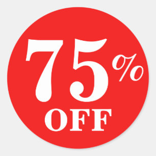 Branco brilhante 75% OFF-Vende Autocolantes comerc