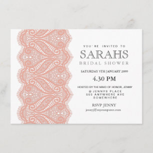 Branco com Convite de Grupo de Chás de panela de P