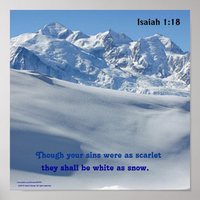 Branco como Poster de neve (Frente)