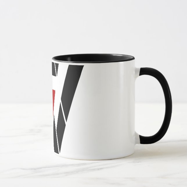 Branco da caneca da entrada (Direita)