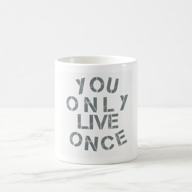 branco da caneca de yolo (Centro)