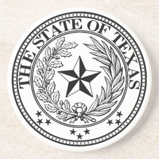 Branco da porta copos do estado do Texas