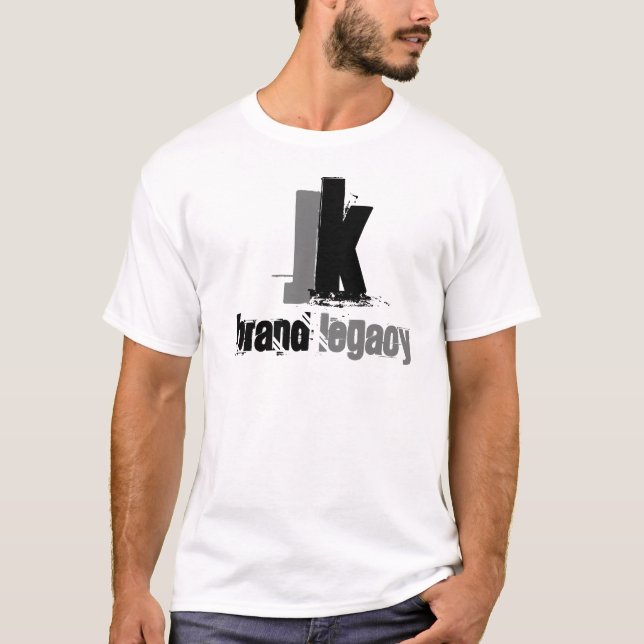 BRANCO DE CAMISA EM T-SHIRT MARCA JK (Frente)