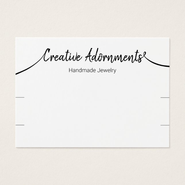 Branco de Script de Assinatura de Exibição de Duas (Frente)