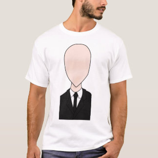 Branco delgado do t-shirt do homem