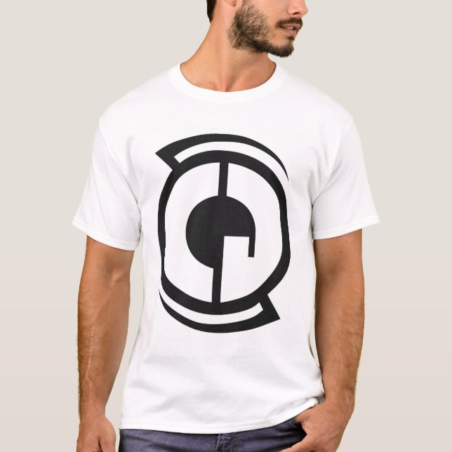 Branco do t-shirt de CGS nenhum URL (Frente)