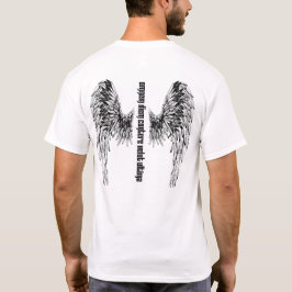 Branco do t-shirt do tatuagem s de Donovan de "