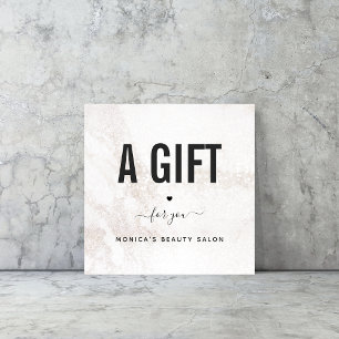 Branco Marble Elegante Bela Moderna Salão Adiciona