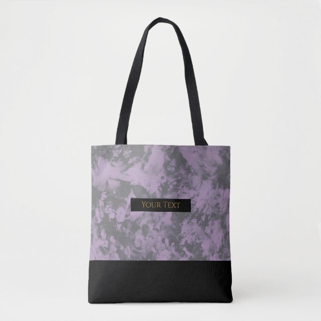 Branco marmoreado | Tote de Férias Chic (Frente)