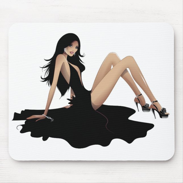 Branco Mousepad da sedução (Frente)