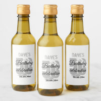 Branco Personalizado 50º Qualquer Favor de Festa d