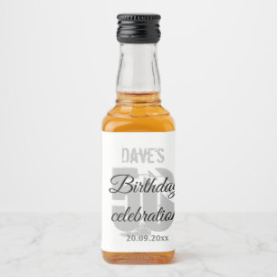 Branco personalizado 50º qualquer Festa de aniver