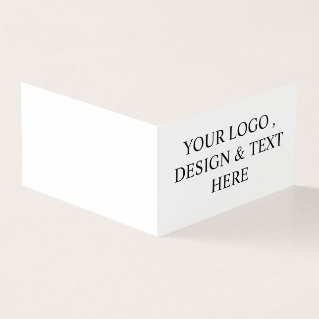 Branco Personalizado – Seu Logotipo & Texto Aqui  (Exterior)