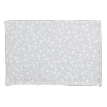 Branco sobre Cinzas pálidas | Padrão de Estrelas L