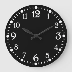 Branco sobre o relógio da máquina de escrever em p