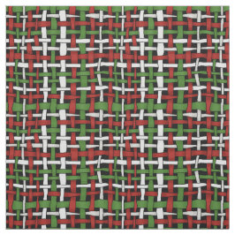 Branco verde vermelho tecido de serapilheira