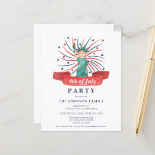 Branco Vermelho e Azul, Patriótico, Cute, 4 de jul