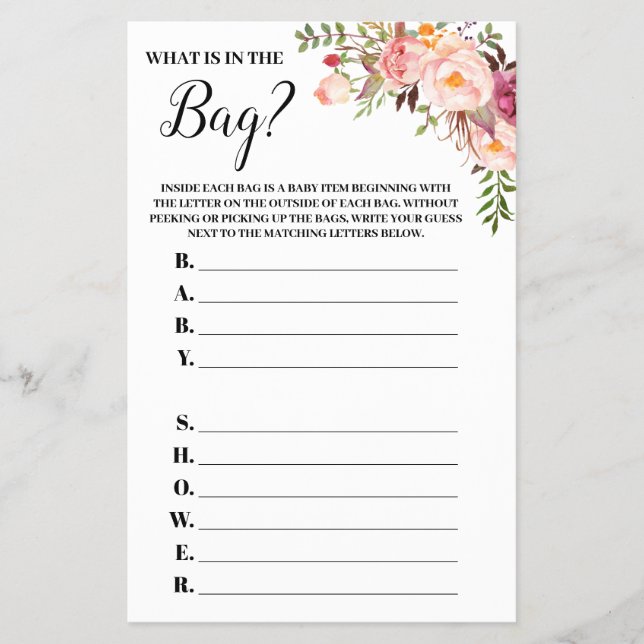 Brancos cor-de-rosa no cartão de jogo do Chá de fr (Frente)