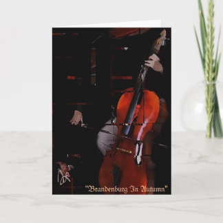 "Brandemburgo na edição do cartão vazio do outono"