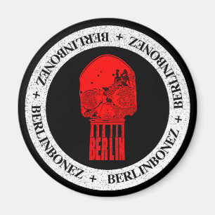 BrandenBurgSkull Fridge íman