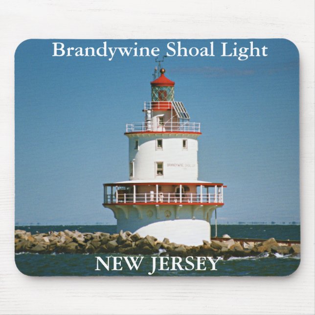 Brandywine Shoal Light, New Jersey Mousepad (Frente)
