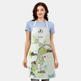 Brantham Map Apron