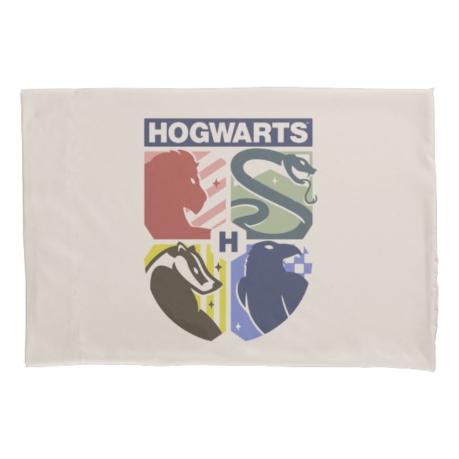 Brasão Estampado Vintage HOGWARTS™ (Frente)