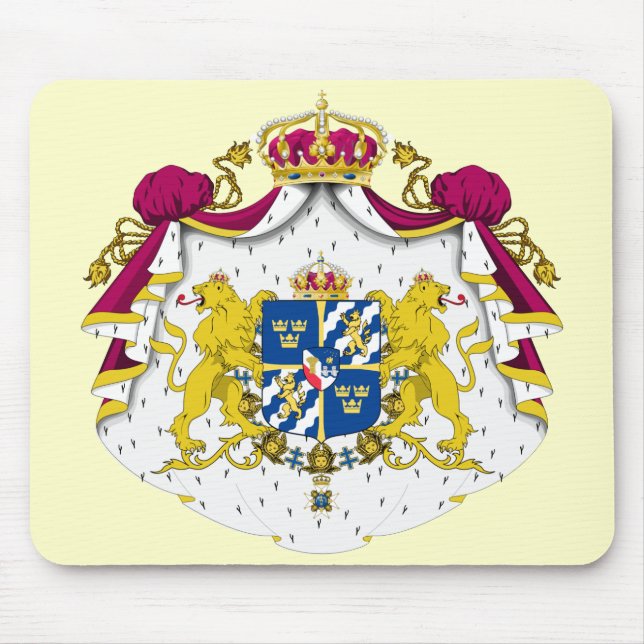 Brasão Mousepad da suecia (Frente)