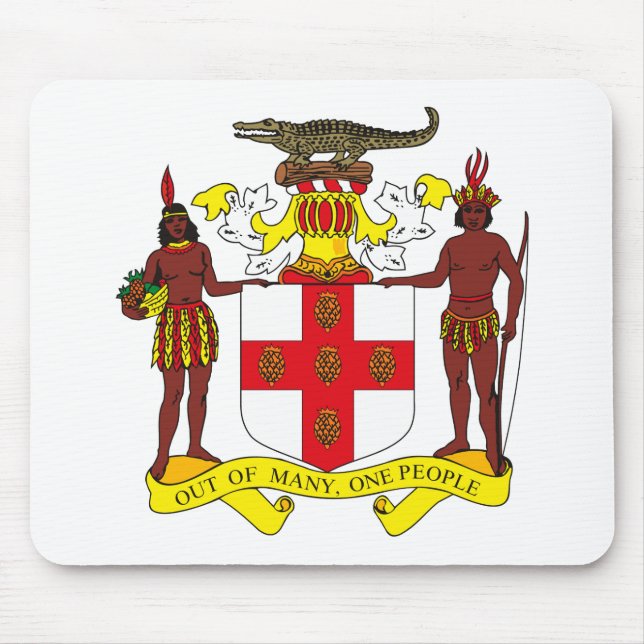 Brasão Mousepad de Jamaica (Frente)