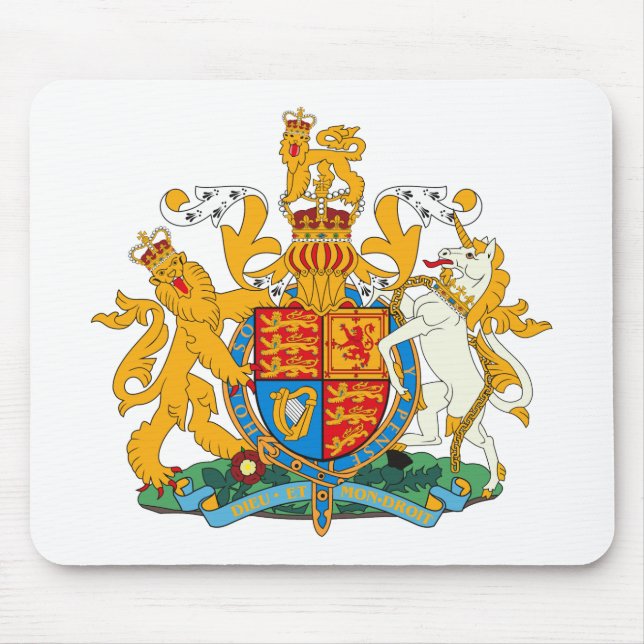 Brasão Mousepad de Reino Unido (Frente)