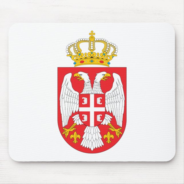 Brasão Mousepad de Serbia (Frente)