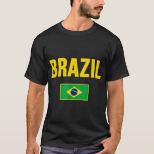 Brasil Bandeira Brasil Souvenir Camiseta