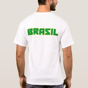 Brasil ( Brasil ) texto em negrito e camisa do sím
