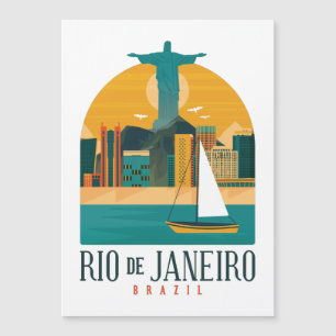 Brasil Cidade do Rio de Janeiro Vintage com Cartão