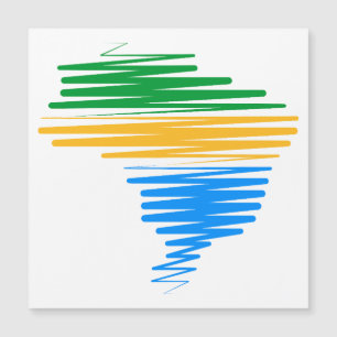 Brasil mapeia borda com cores de bandeira brasilei