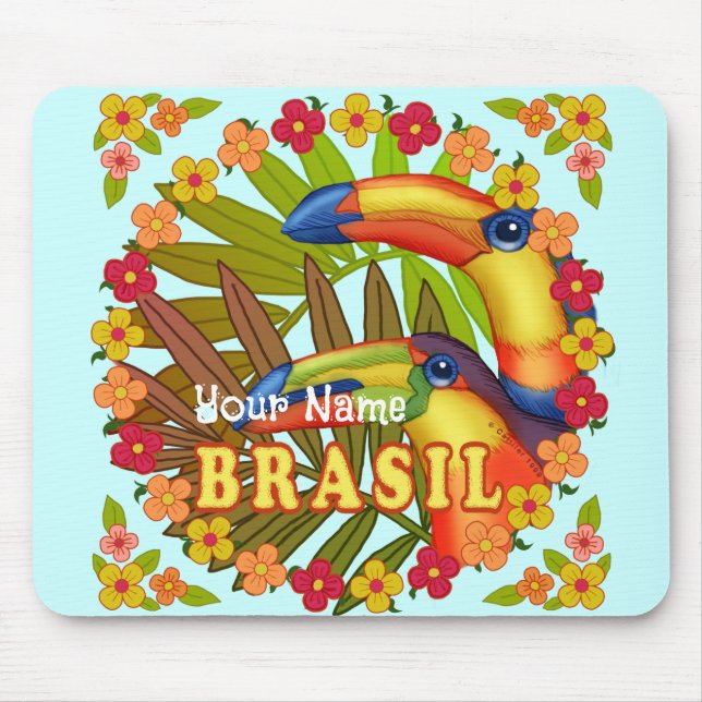 Brasil Toucans mousepad (Frente)