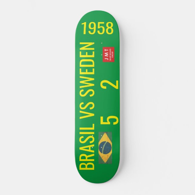 BRASIL VS SUÉCIA Skateboard (Frente)