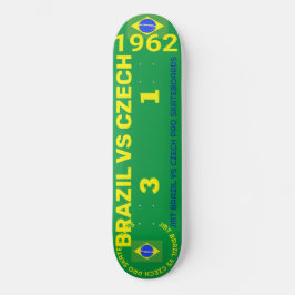 BRASIL VS TCHECA 8 1/4" Deck de Skateboard