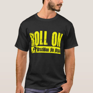 Brasileiro Jiu JItsu - rolo no t-shirt