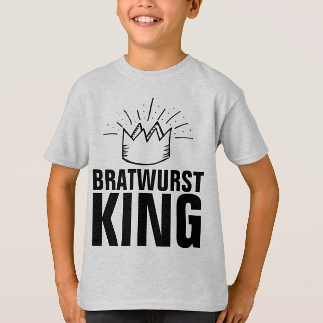 BRATWURST KING BOYS T-SHIRTS (Frente)