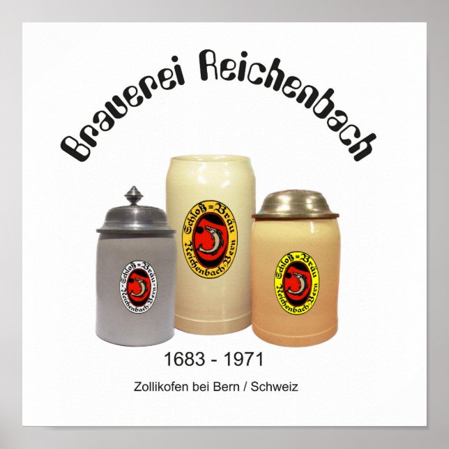 Brauerei Reichenbach Bern Poster (Frente)