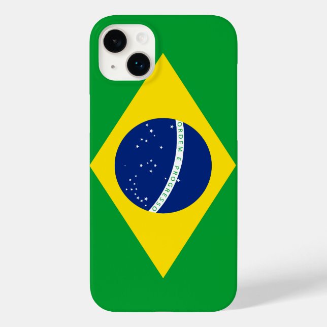 Brazil Flag Tough Phone Case - Ideal for Travelers (Verso)