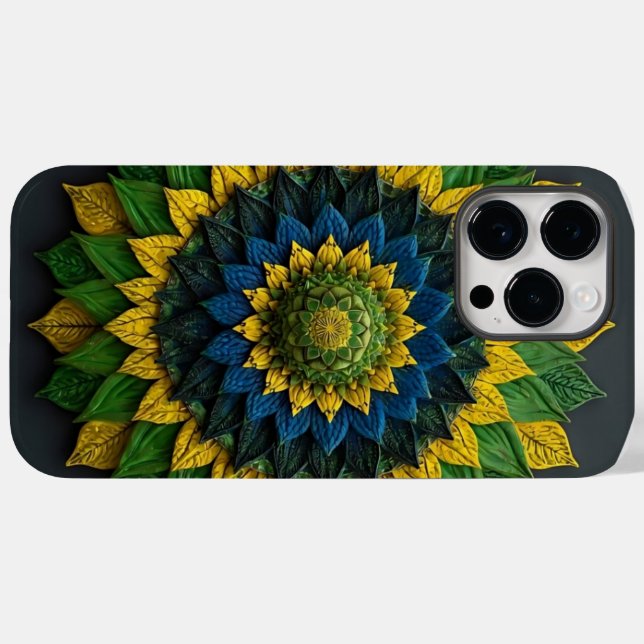 Brazilian Leaf Mandala - Phone Case (Verso (horizontal))