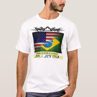Brazillian Jiu Jitsu embandeira o t-shirt