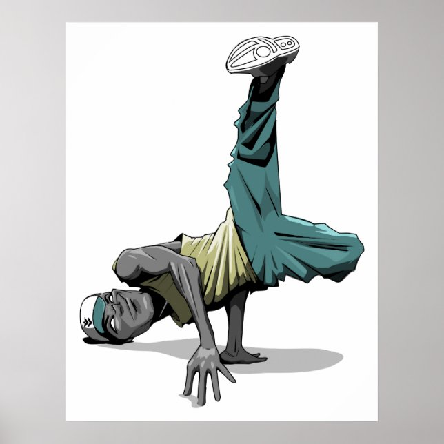 break dance poster (Frente)