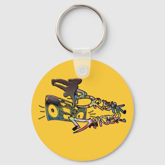 Break Dancer Chaveiro (Frente)
