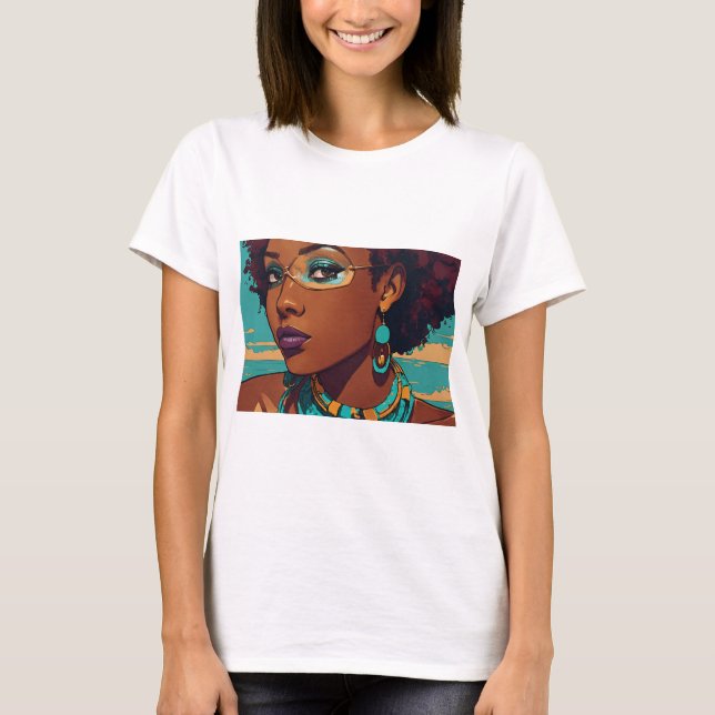 "Breaking Graphic Novel T-Shirt - Afrocêntrico (Frente)