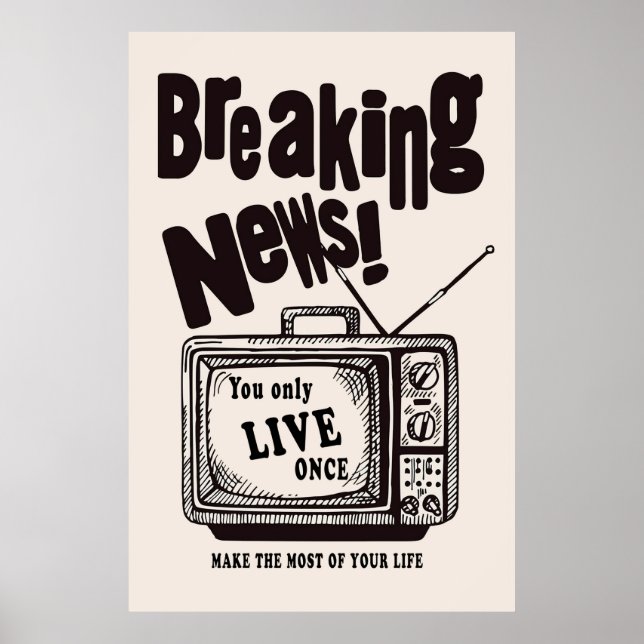 Breaking News Poster (Frente)