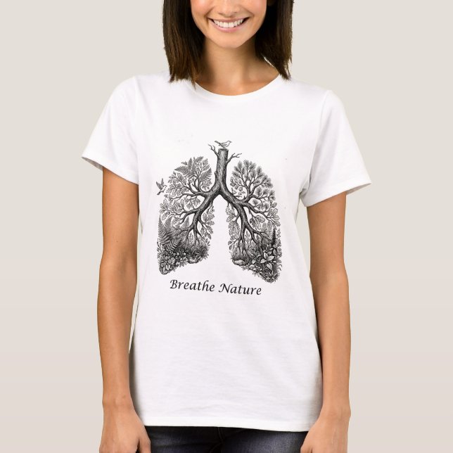 Breathe Nature - Women's T-Shirts (Frente)