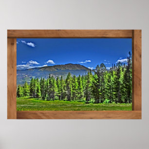Breckenridge Colorado montanhas poster cênico